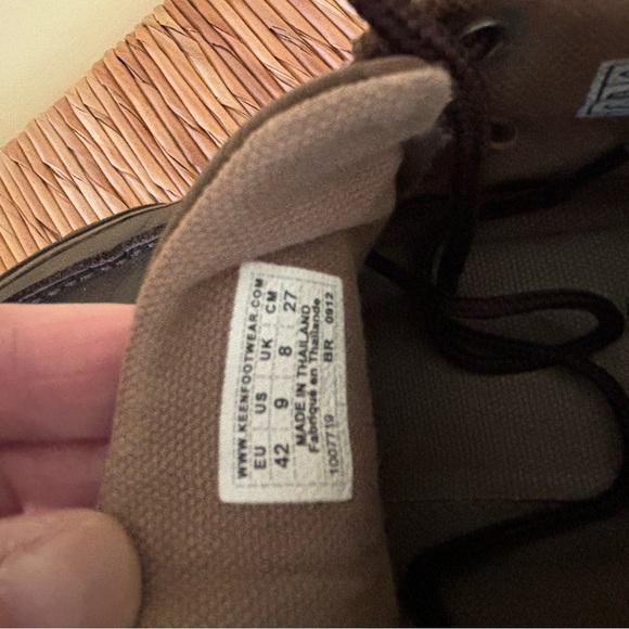 Keen leather boots chukka style size 9 - Picture 6 of 9